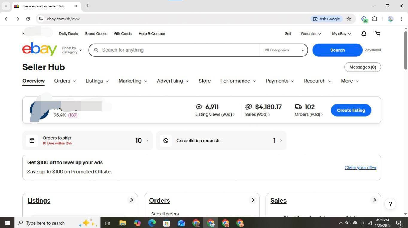 eBay Market Growth result 2