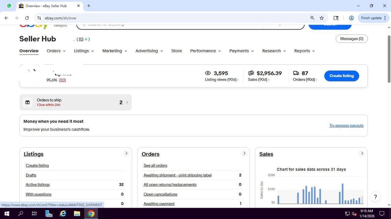 eBay Market Growth result 3